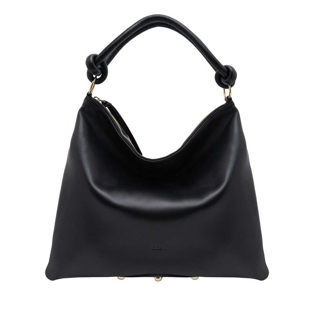 Siyah Dauer Kadın Deri Omuz Askılı Çanta