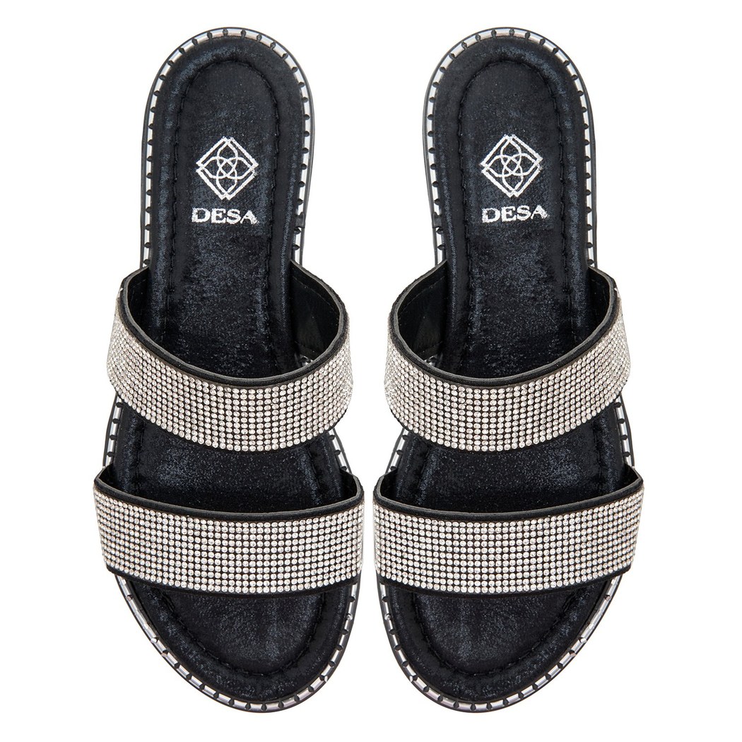 Siyah Deka Kadın Terlik