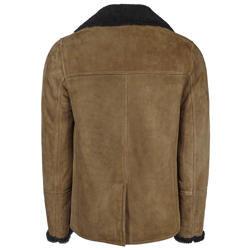 Siyah Diodoro Erkek Kürk Mont