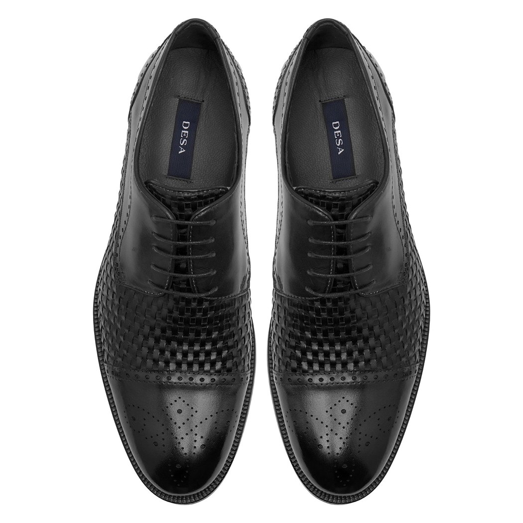 Siyah Erkek Deri Klasik Ayakkabı