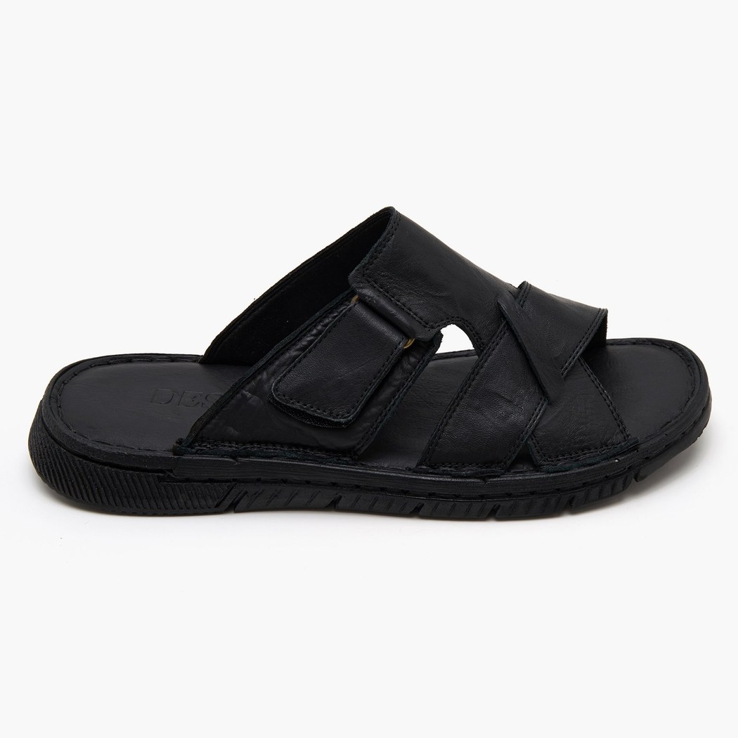 Siyah Erkek Deri Terlik