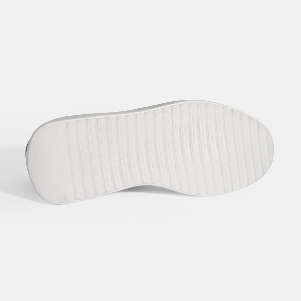 Siyah Erkek Lastik Detaylı Deri Günlük Ayakkabı