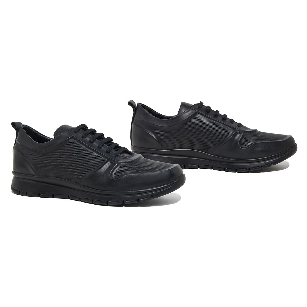 Siyah Esta Erkek Deri Spor Ayakkabı