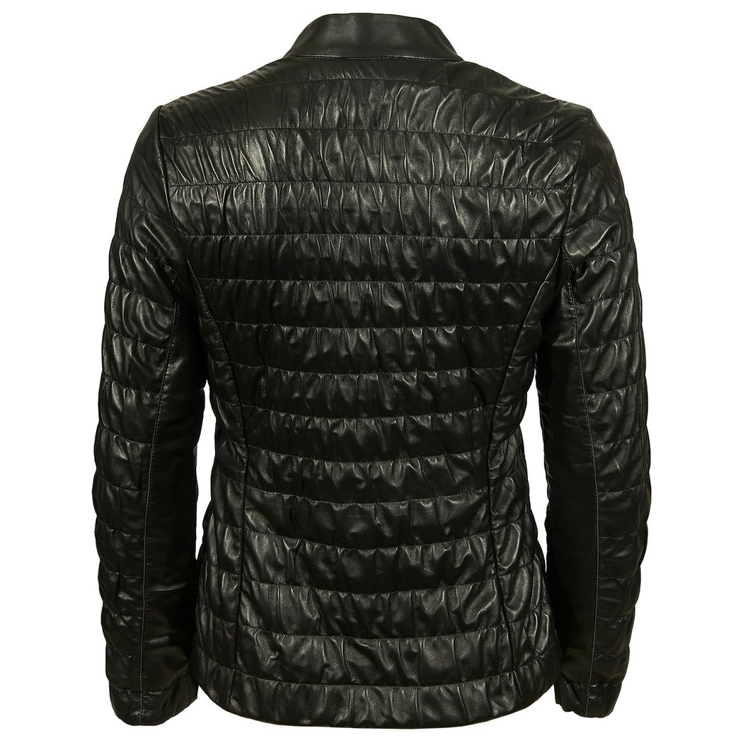 Siyah Fernanda Kadın Deri Mont