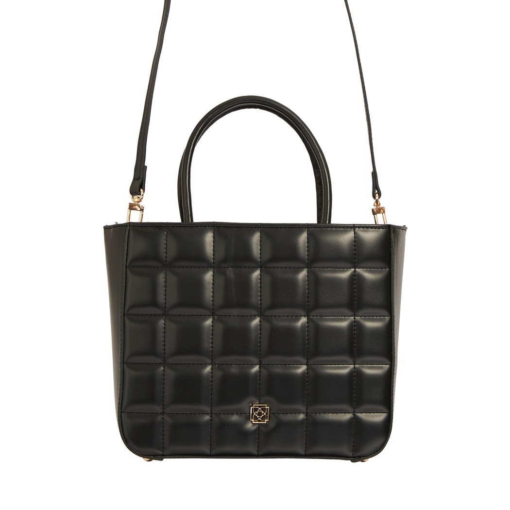 Siyah Garlen Kadın Omuz Askılı Çanta