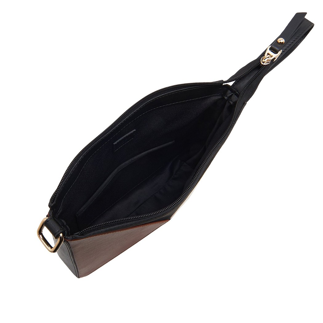 Siyah Gazzele Kadın Omuz Askılı Çanta