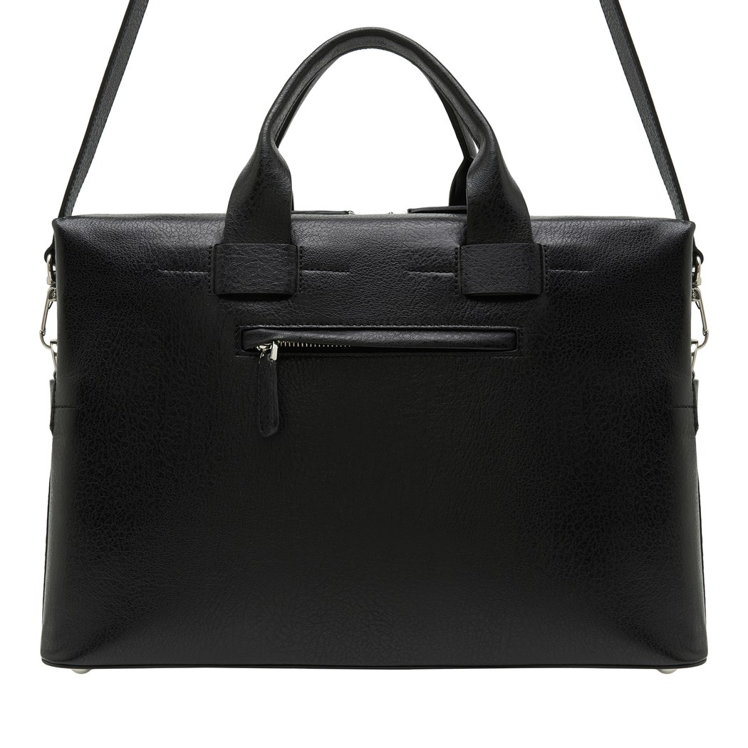 Siyah Gino Erkek Deri Evrak Çantası