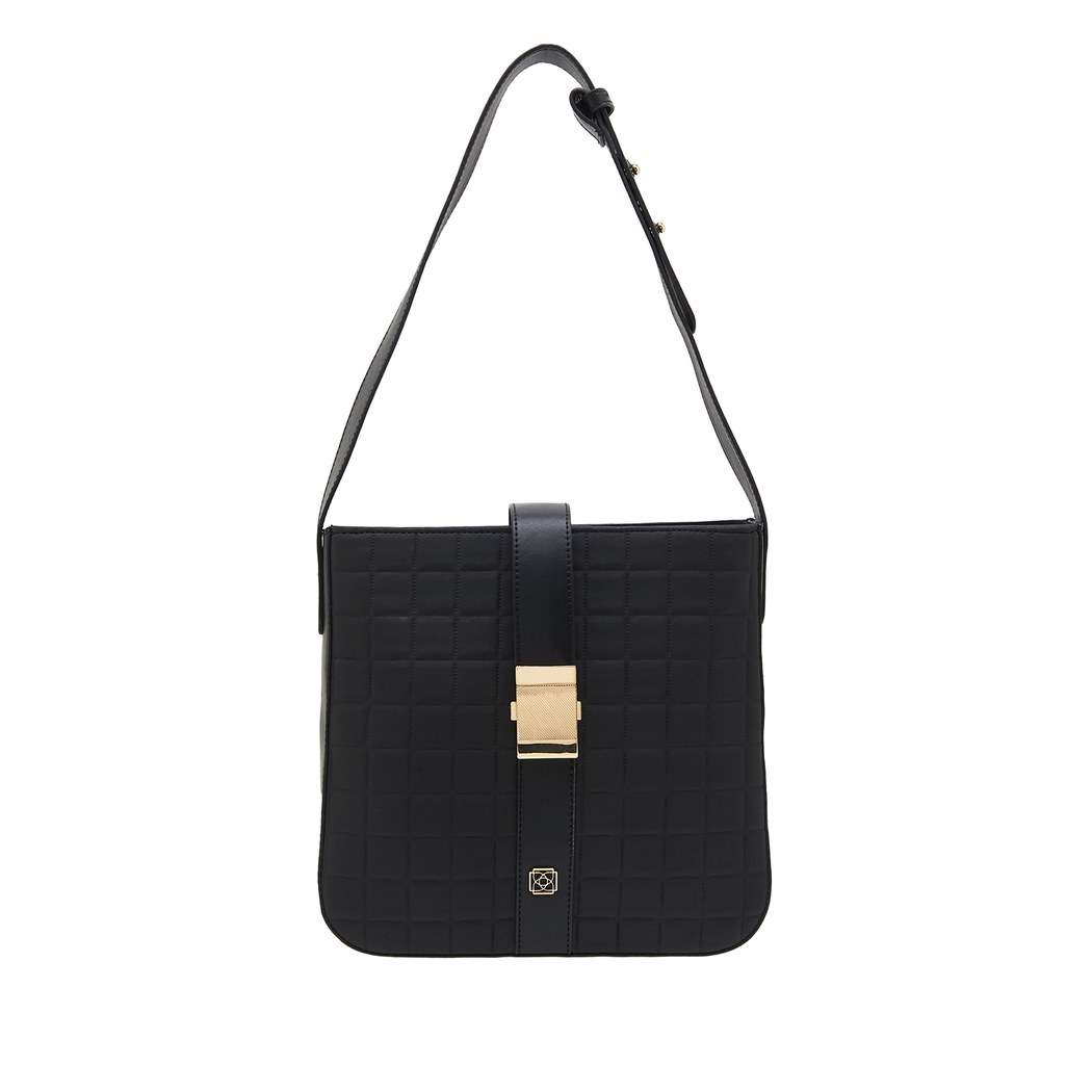 Siyah Herta Kadın Omuz Askılı Çanta