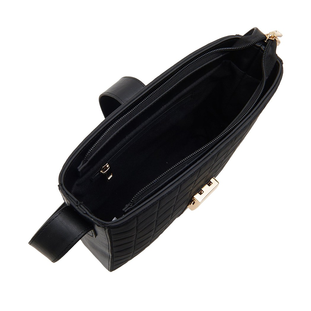 Siyah Herta Kadın Omuz Askılı Çanta