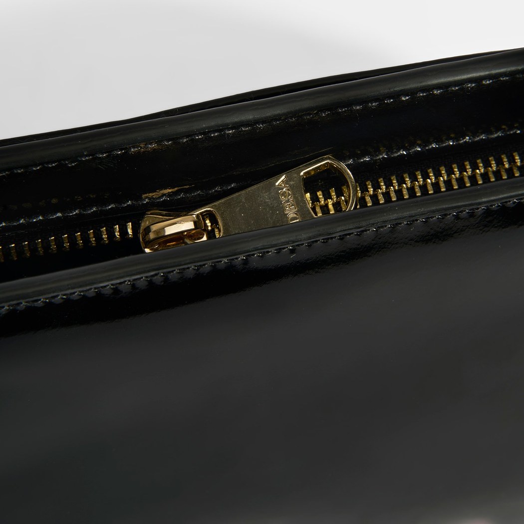 Siyah Kadın Deri Omuz Çantası