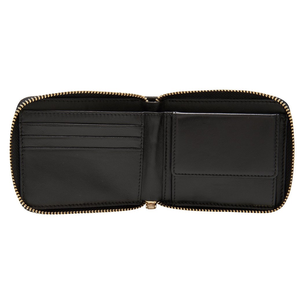 Siyah Kapitone Kadın Deri Cüzdan