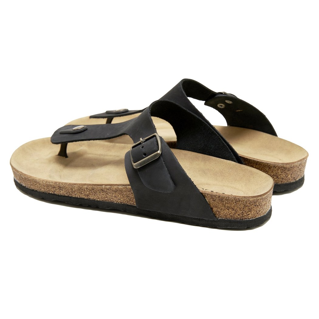 Siyah Kevin Erkek Deri Terlik