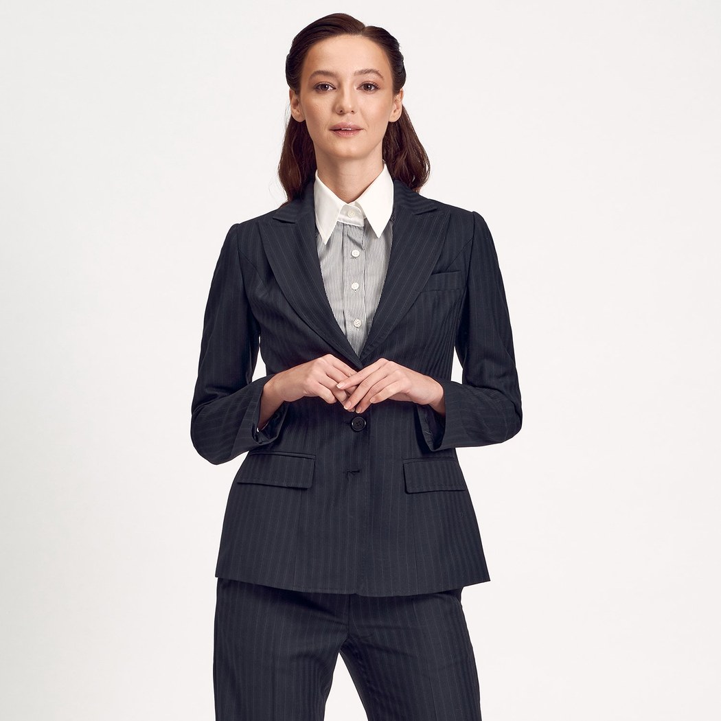 Siyah Klasik Kadın Blazer Ceket