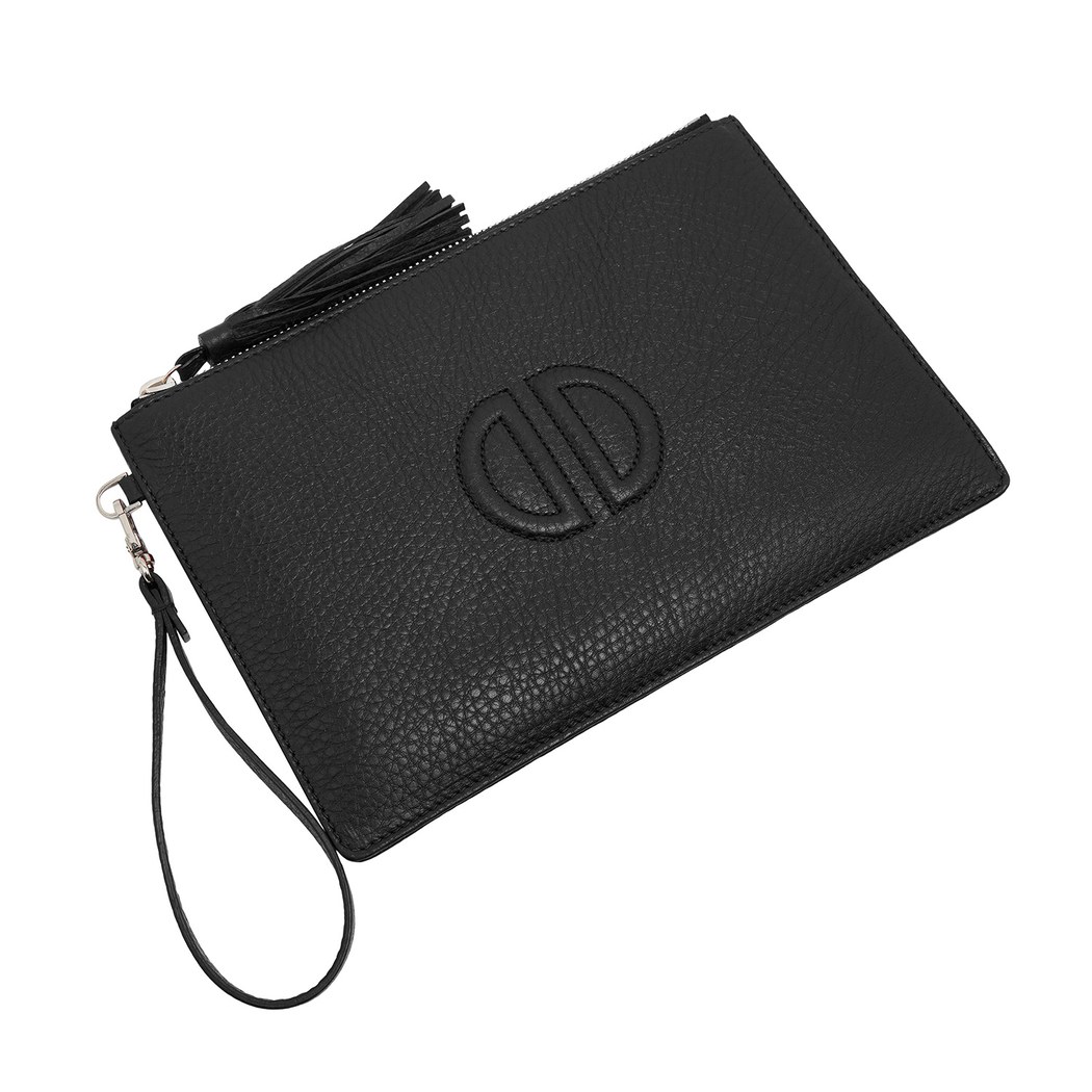 Siyah Lia Kadın Deri Portföy Çanta