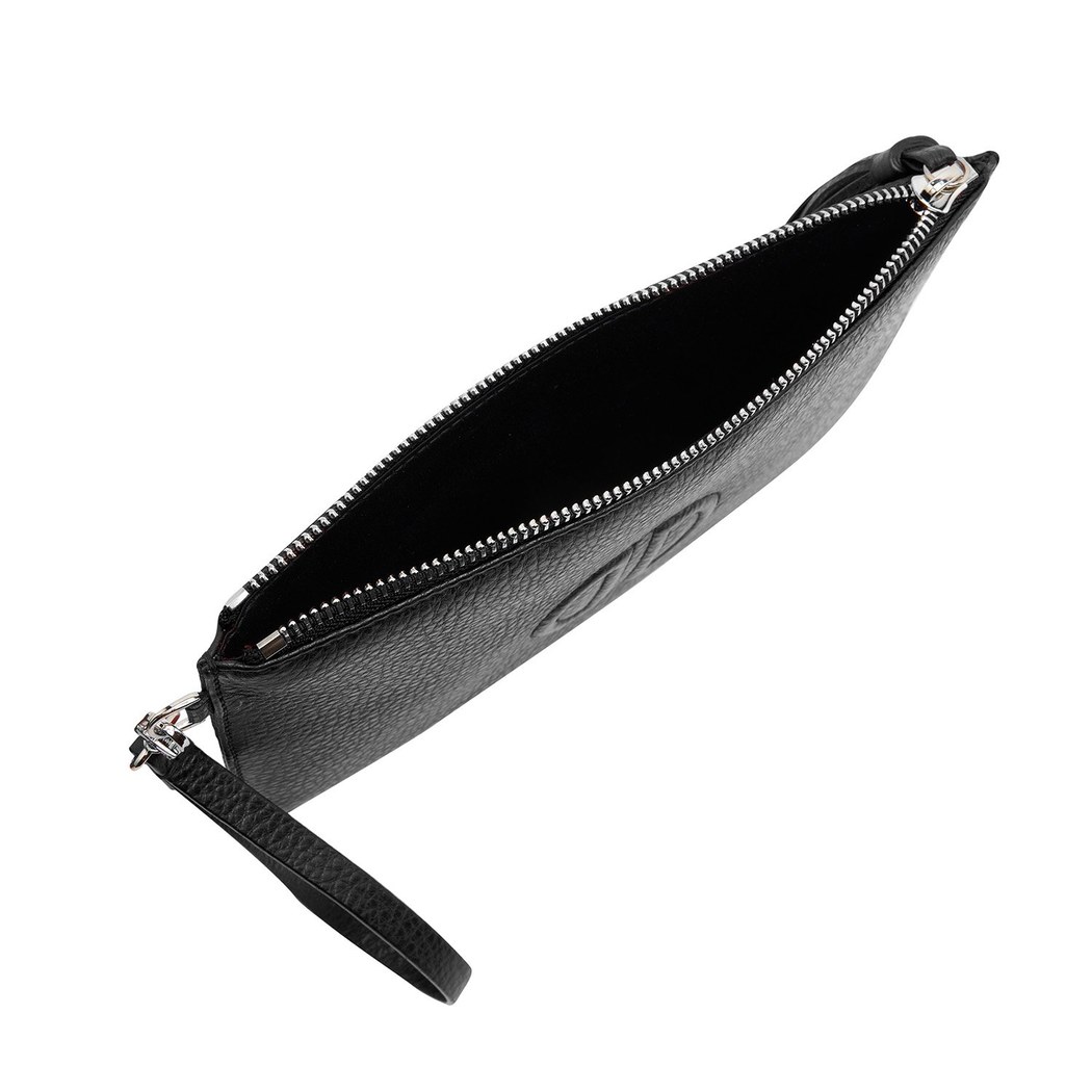 Siyah Lia Kadın Deri Portföy Çanta