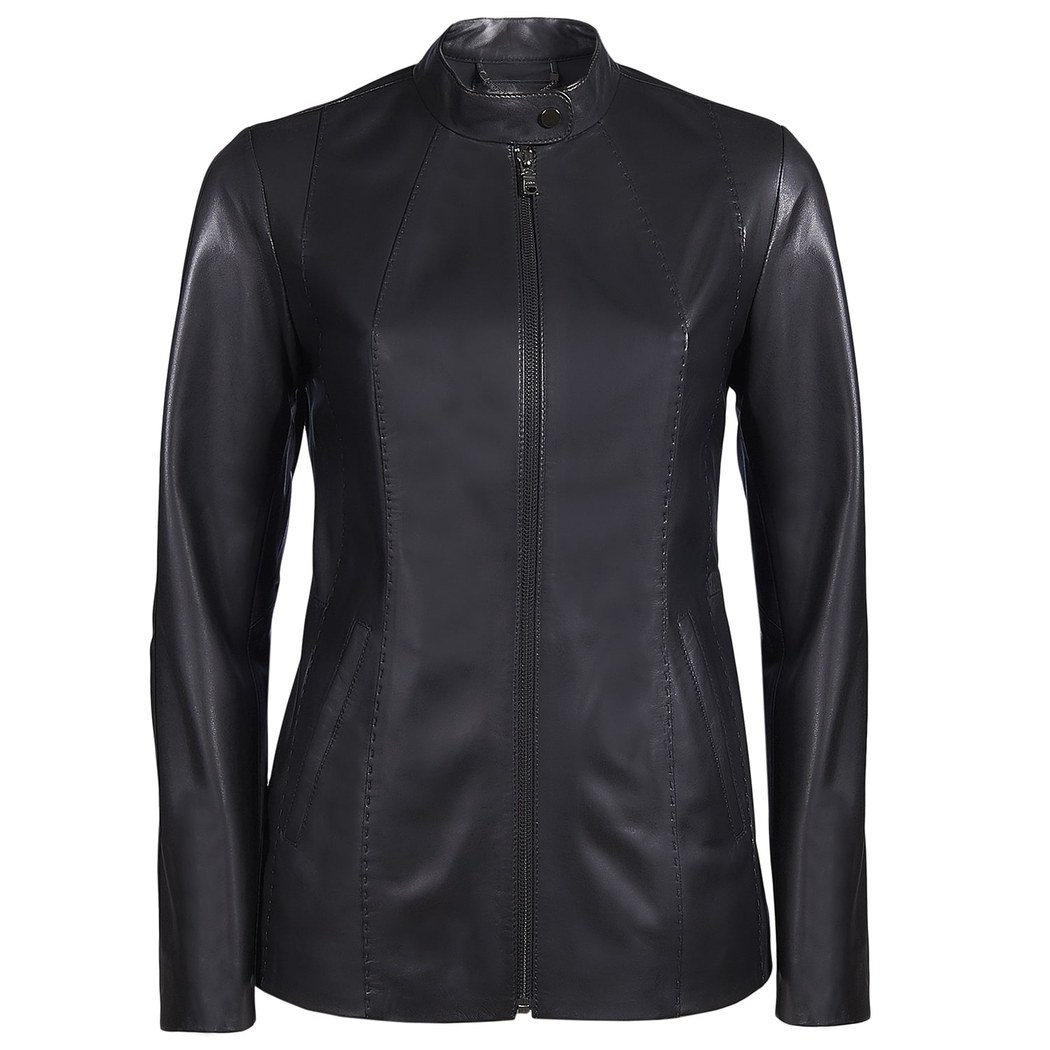 Siyah Marya Kadın Deri Ceket