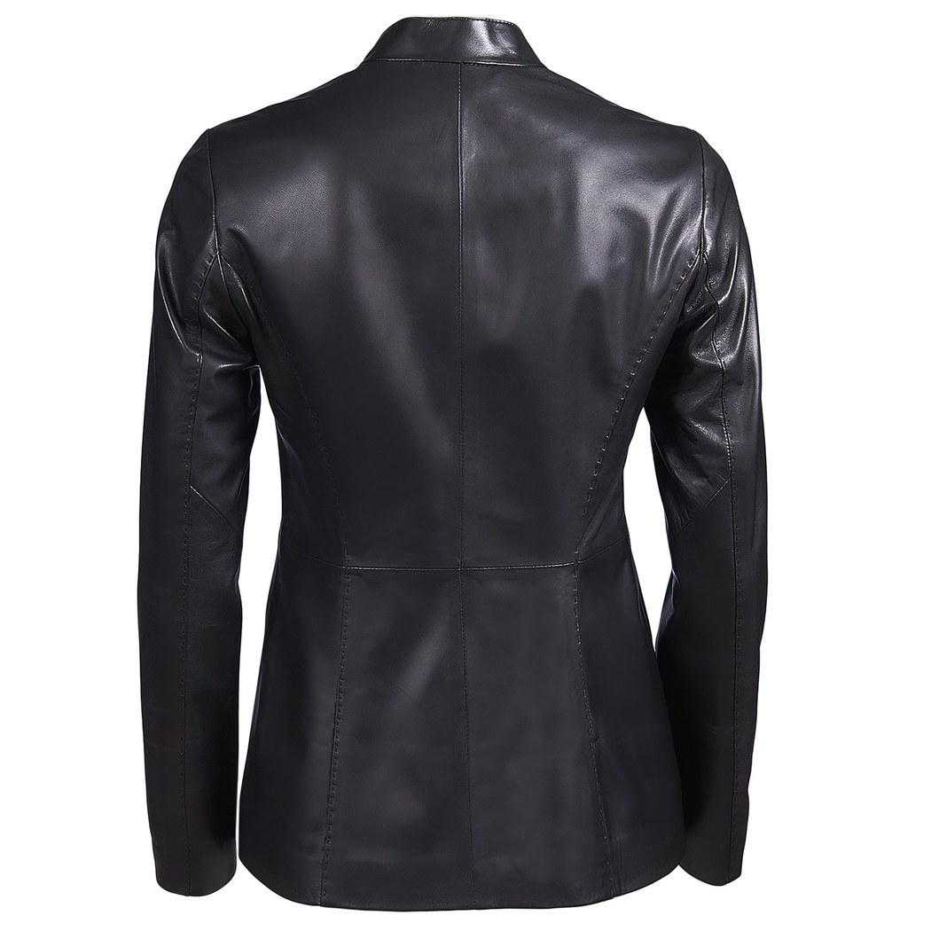 Siyah Marya Kadın Deri Ceket