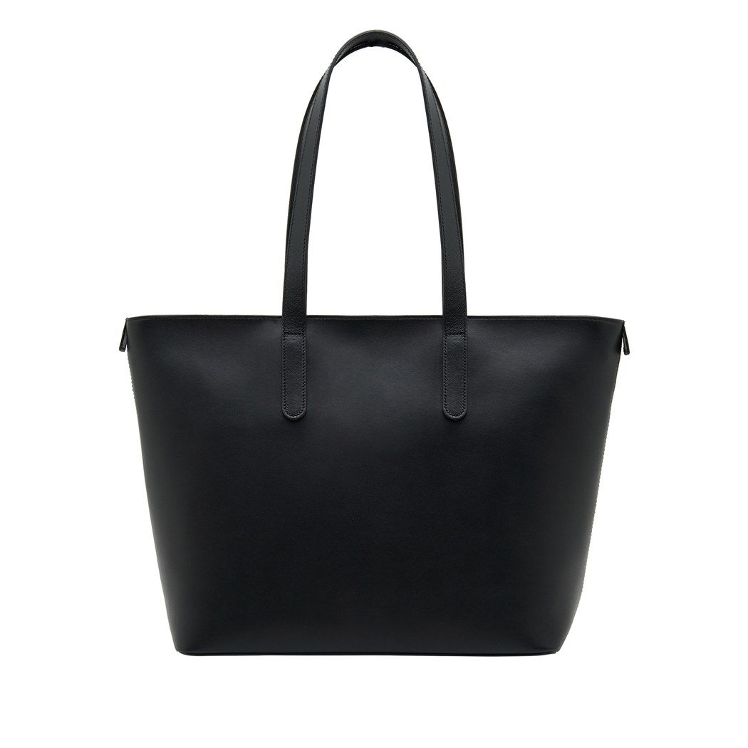 Siyah Sarah Kadın Deri Omuz Askılı Çanta