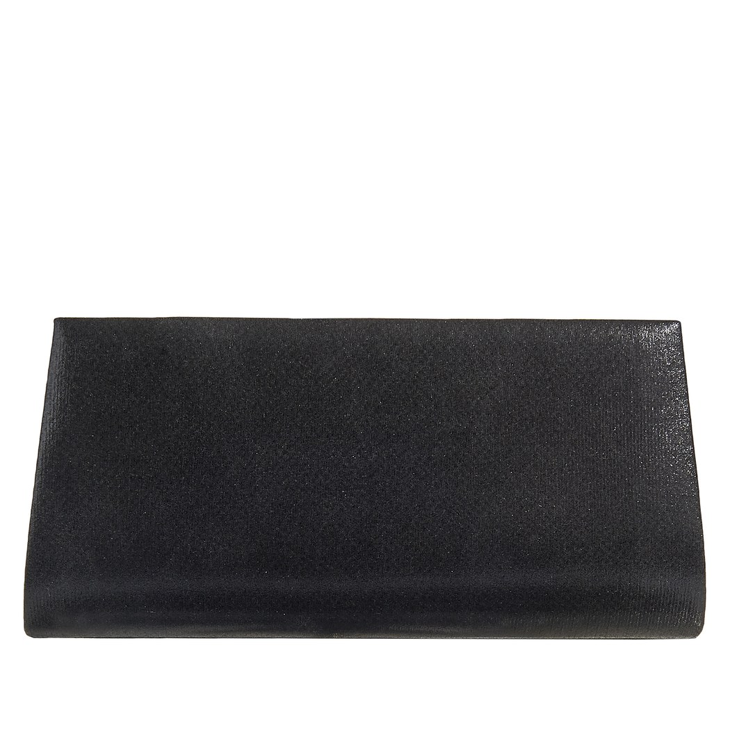 Siyah Stengel Zincir Detaylı Kadın Gece Çantası