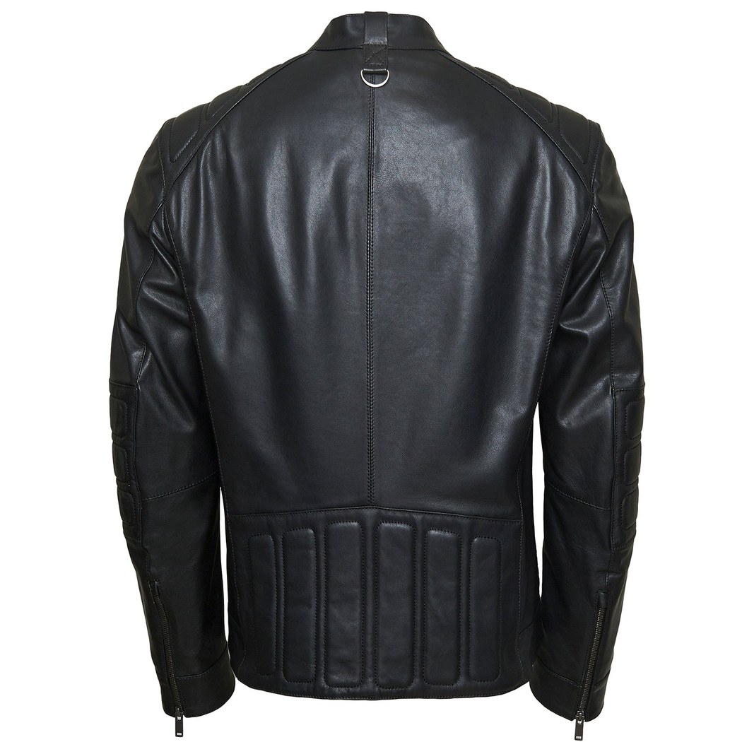 Siyah Umberto Erkek Deri Mont