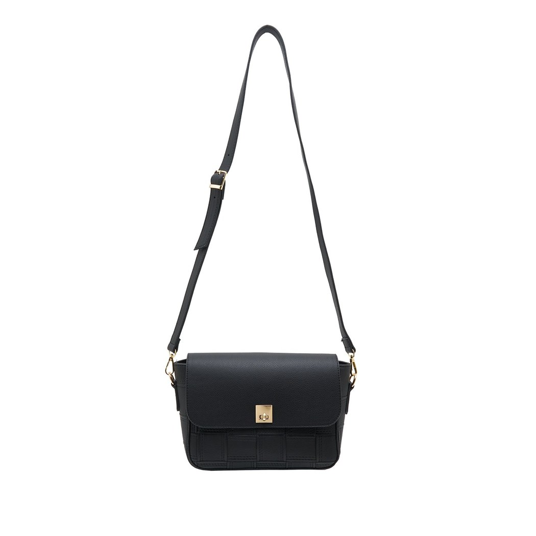 Siyah Vallmo Kadın Omuz Askılı Çanta