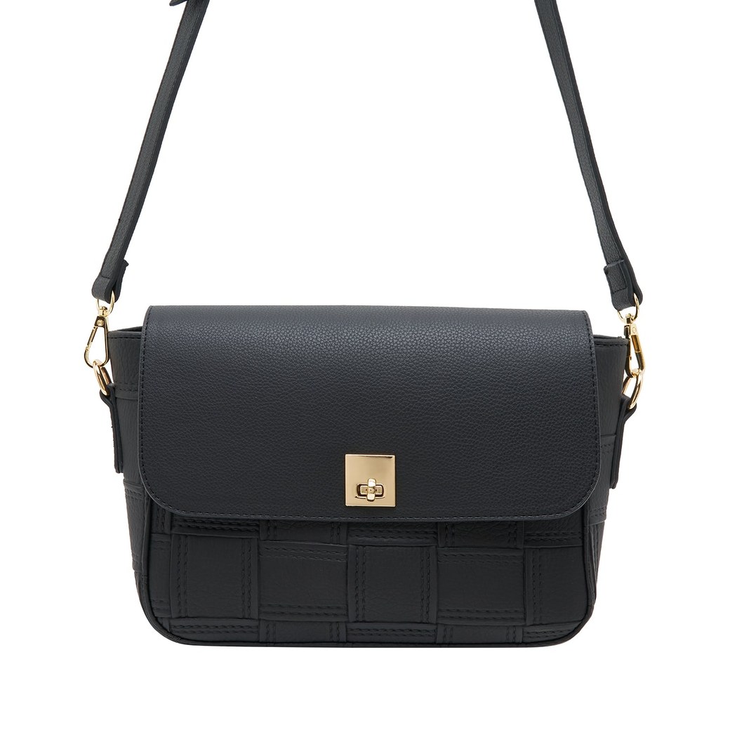 Siyah Vallmo Kadın Omuz Askılı Çanta