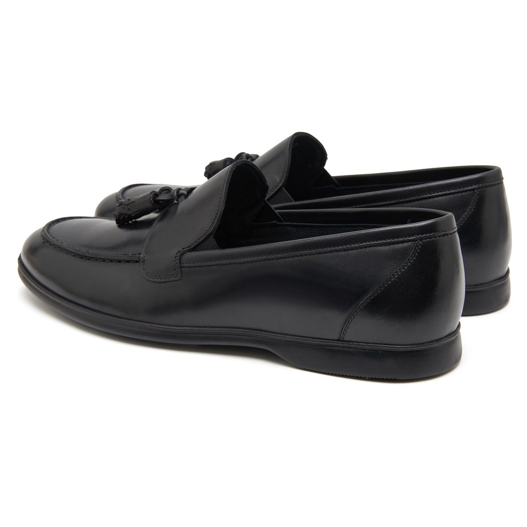 Siyah Vino Erkek Deri Loafer