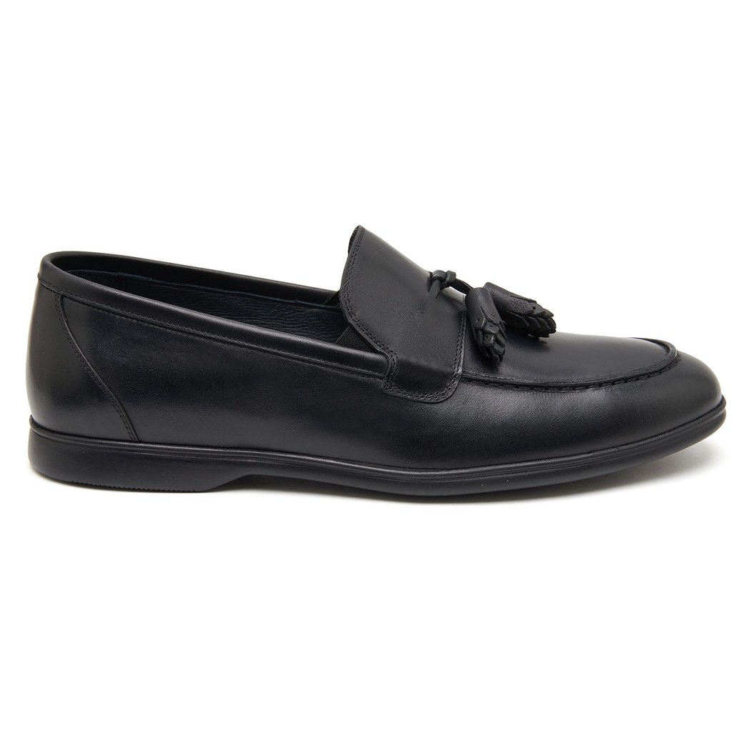 Siyah Vino Erkek Deri Loafer