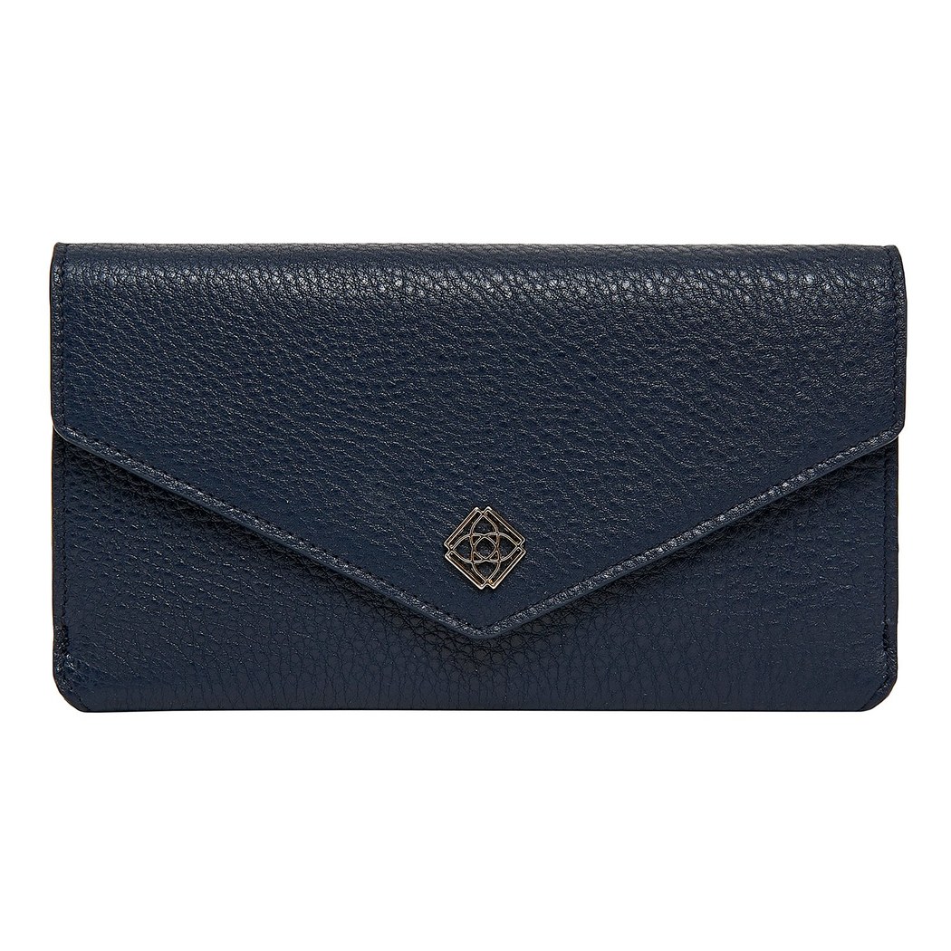 Siyah Zarf Kadın Deri Cüzdan