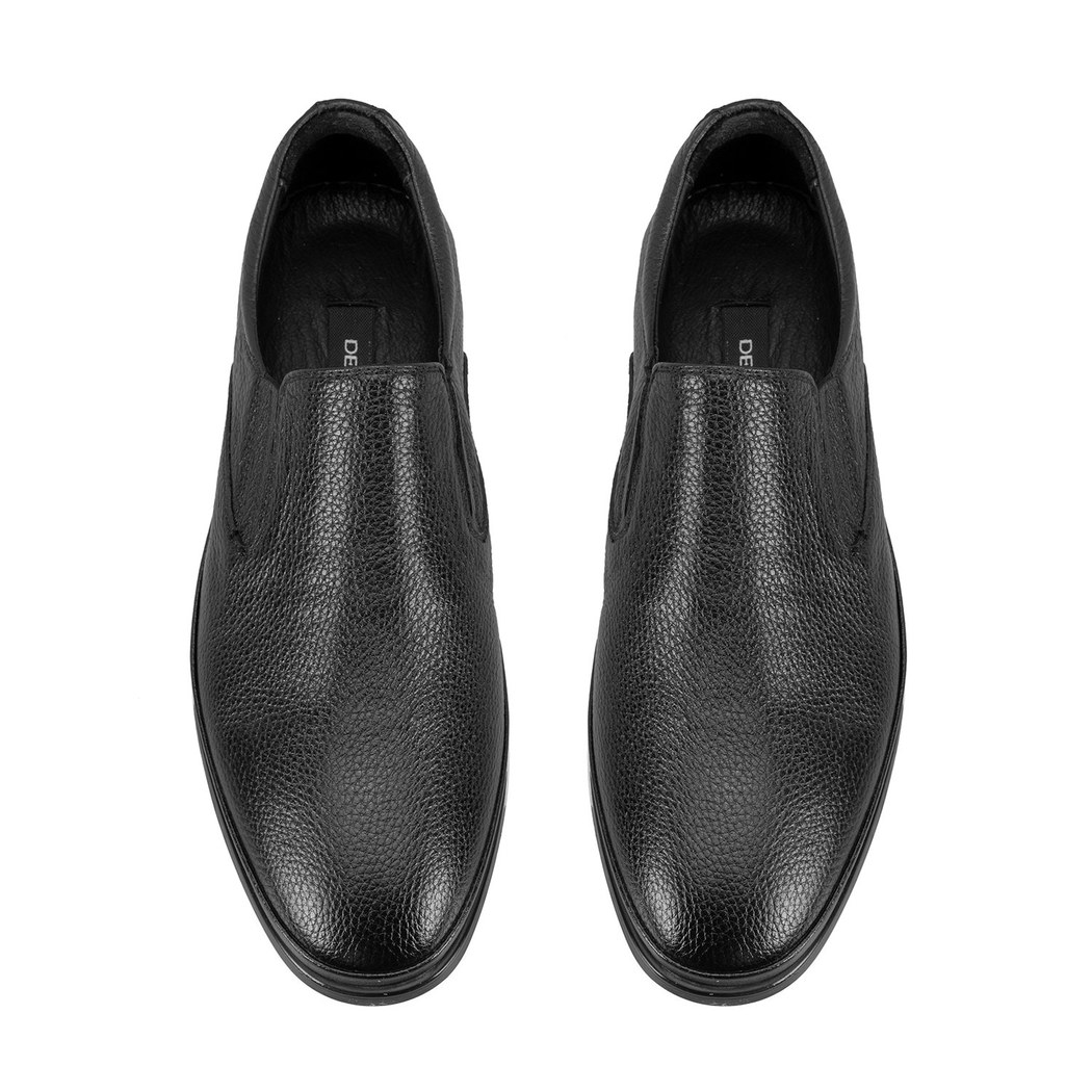 Skylar Siyah Erkek Deri Günlük Ayakkabı