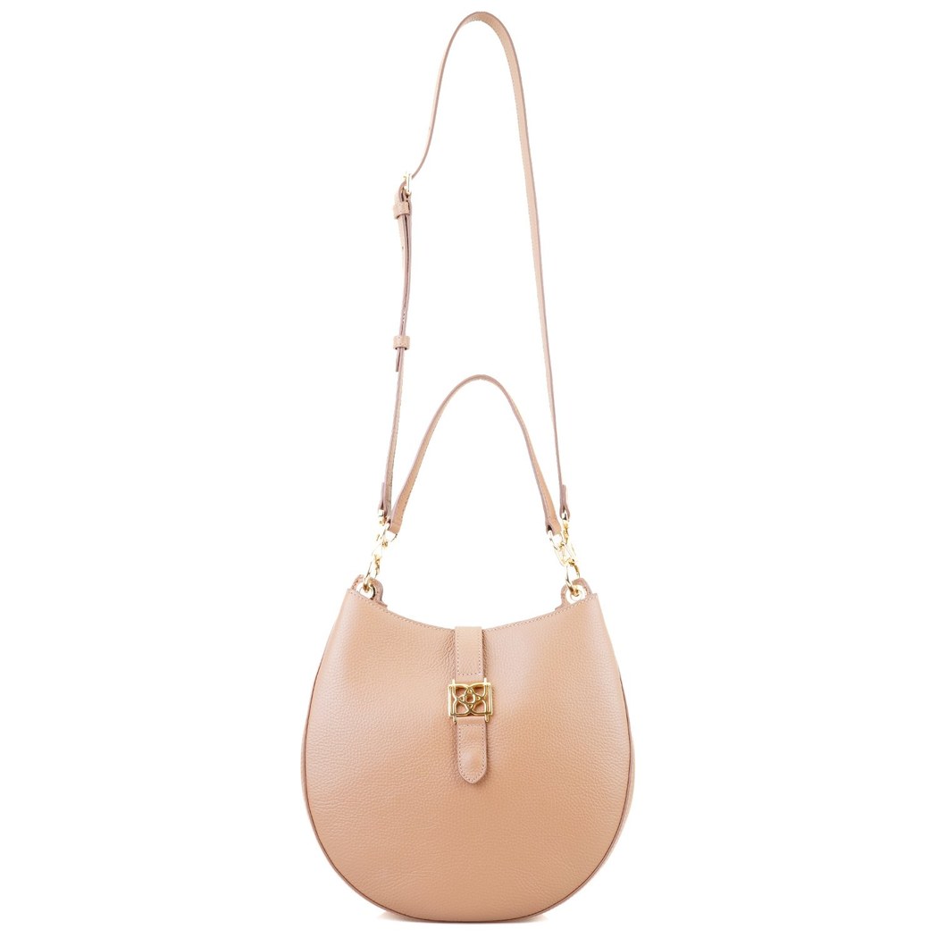 Soleil Taba Kadın Deri Omuz Çantası