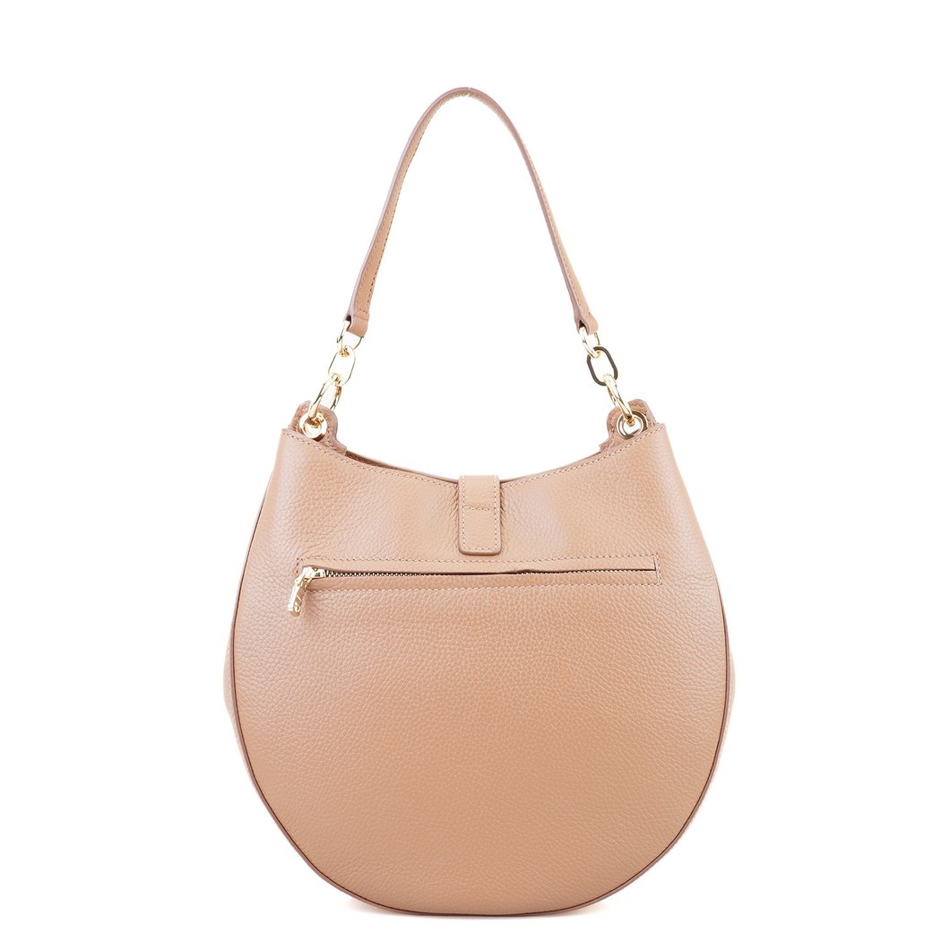 Soleil Taba Kadın Deri Omuz Çantası