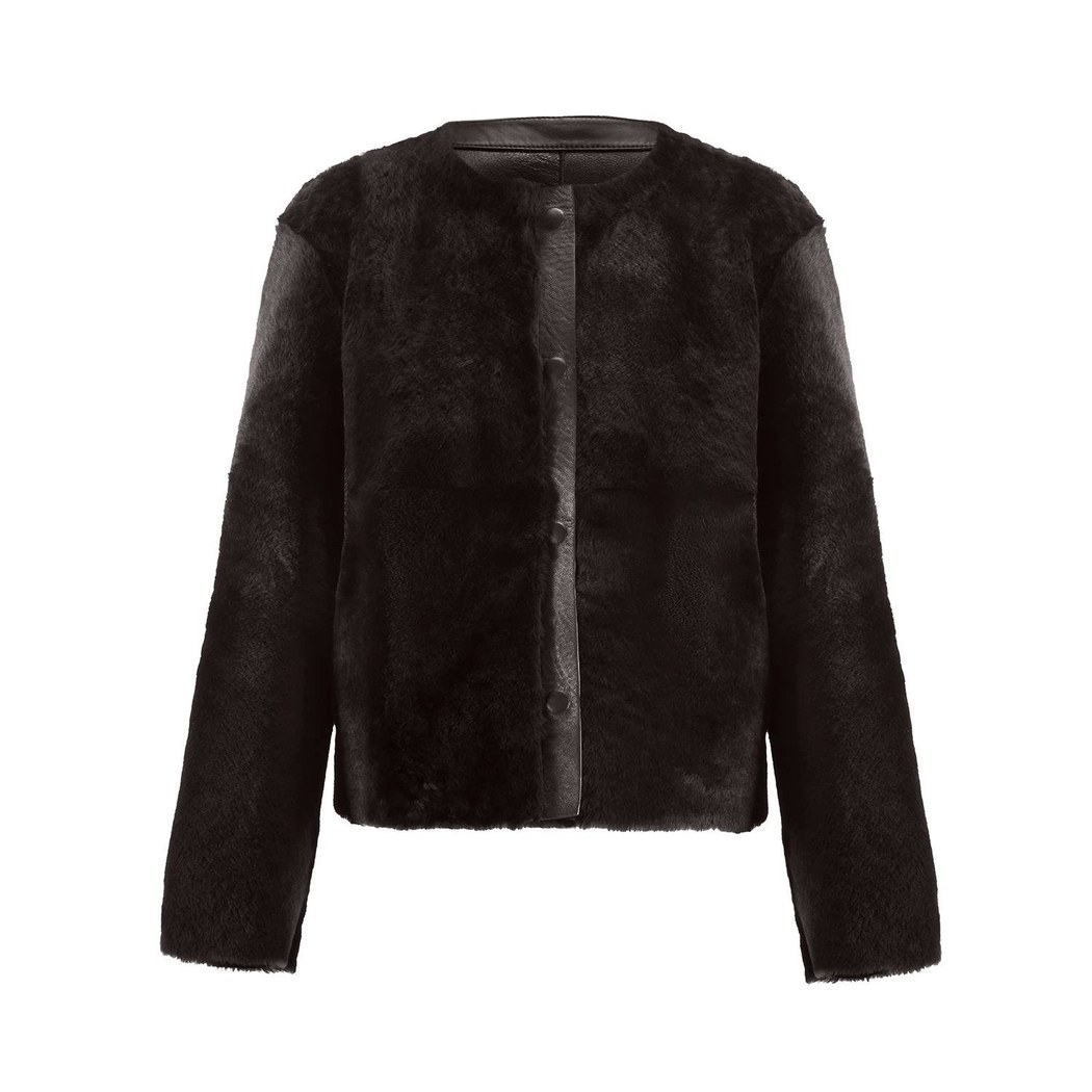 Soley Koyu Kahve Kadın Kürk Ceket