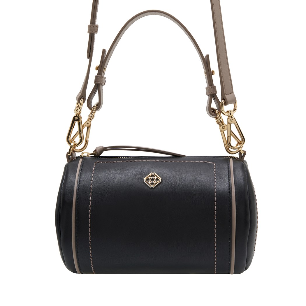 Taylor Siyah Kadın Deri Omuz Askılı Çanta