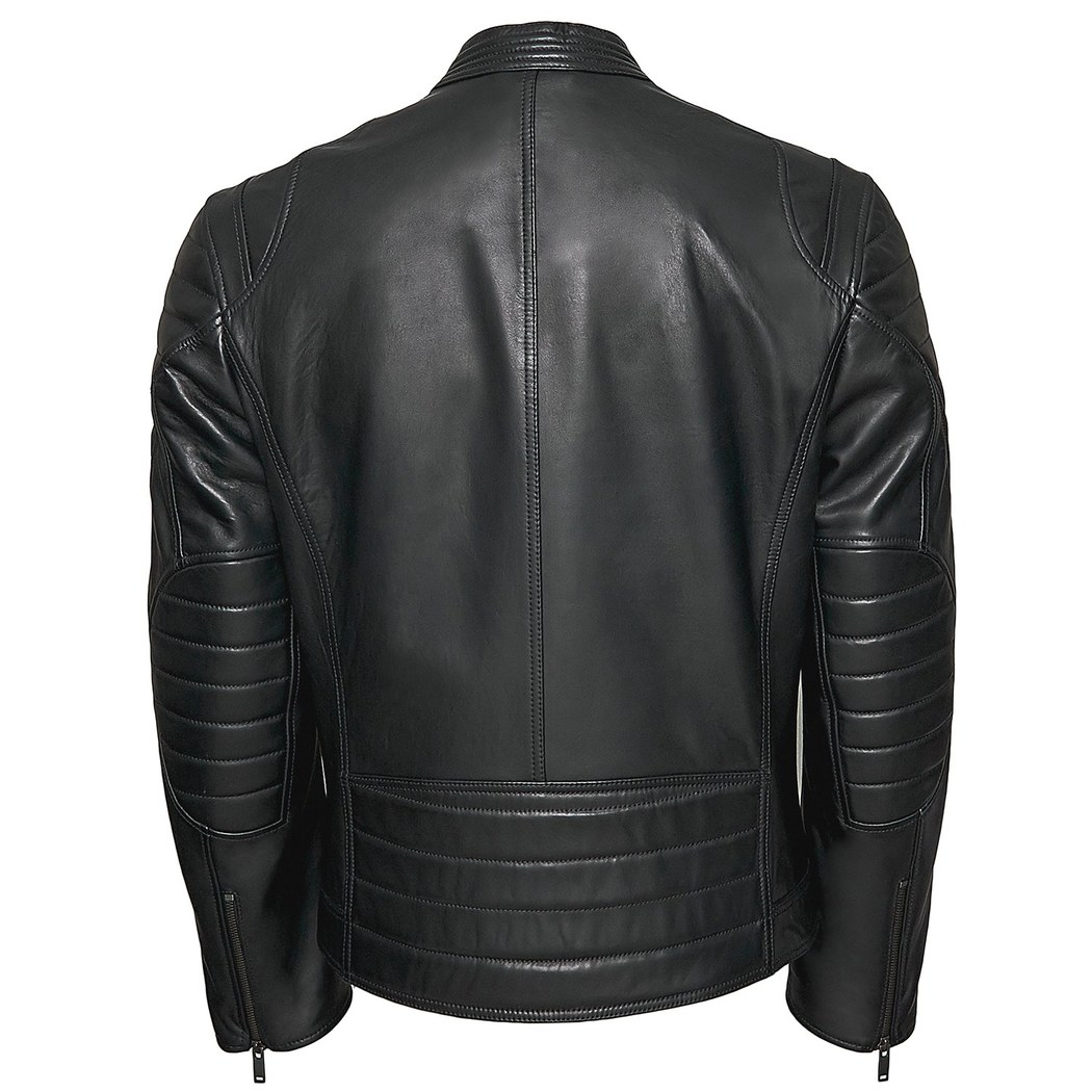 Teddeo Erkek Deri Motorcu Mont