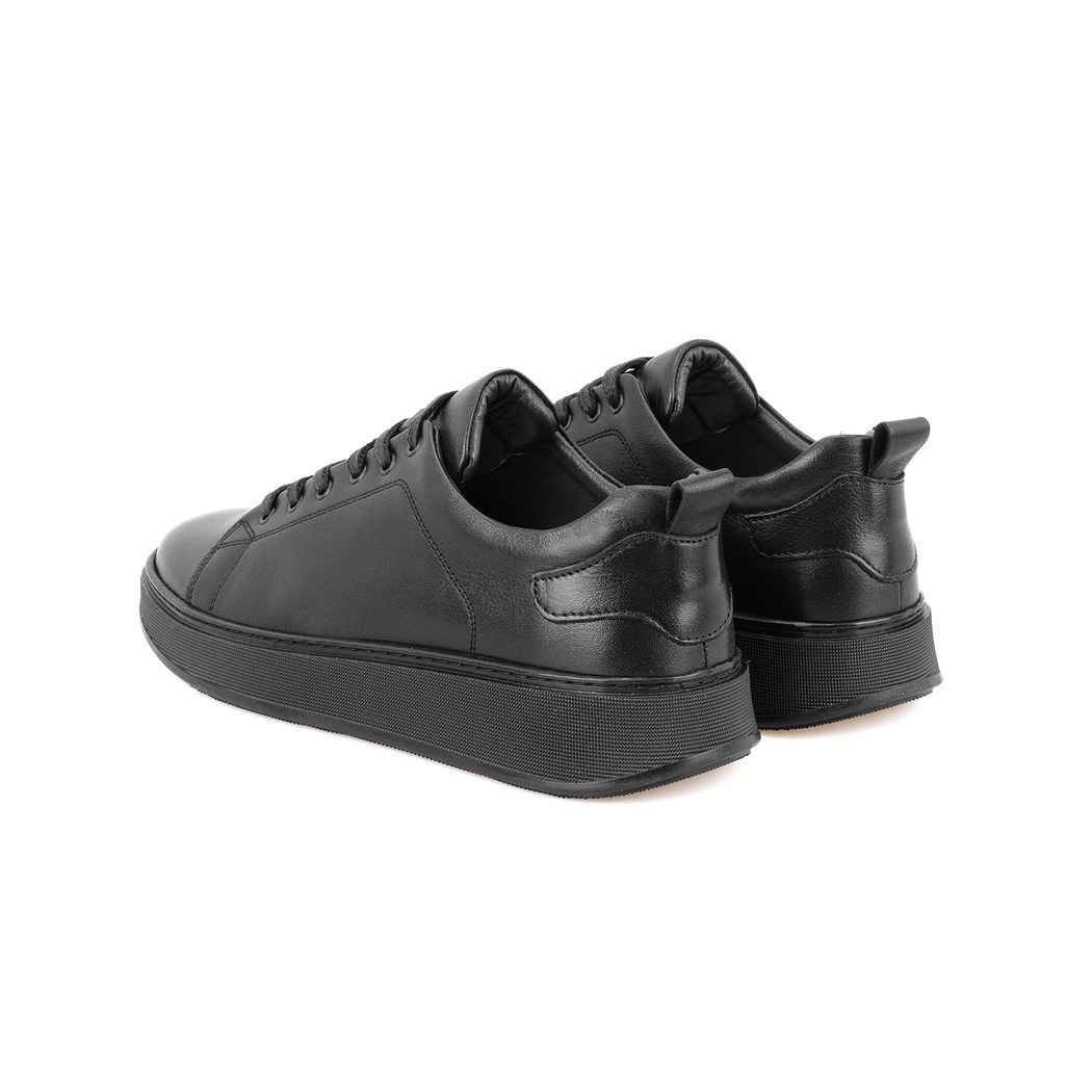 Ties Siyah Erkek Deri Günlük Ayakkabı