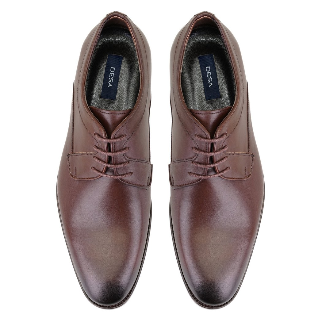 Timy Kahve Erkek Deri Klasik Ayakkabı