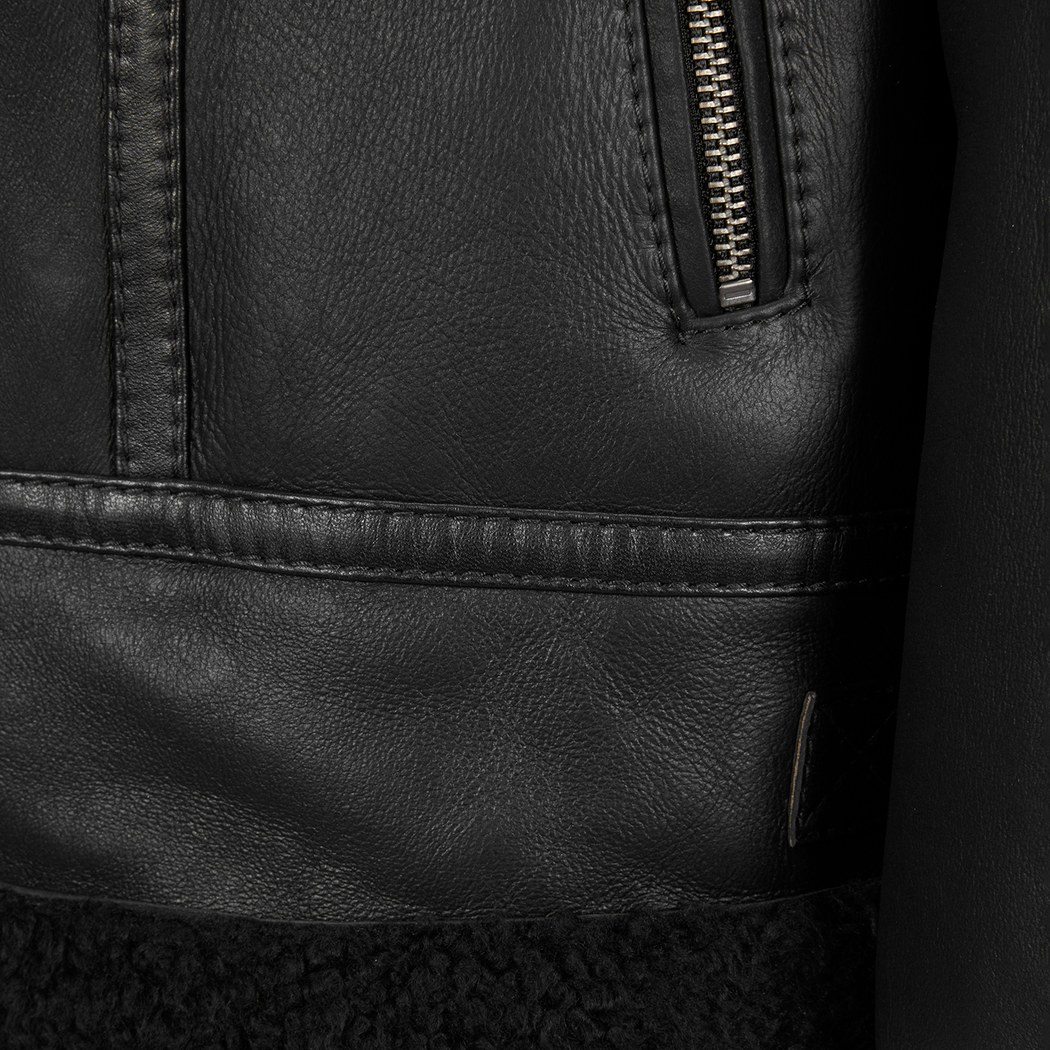 Tinora Siyah Kürk Ceket