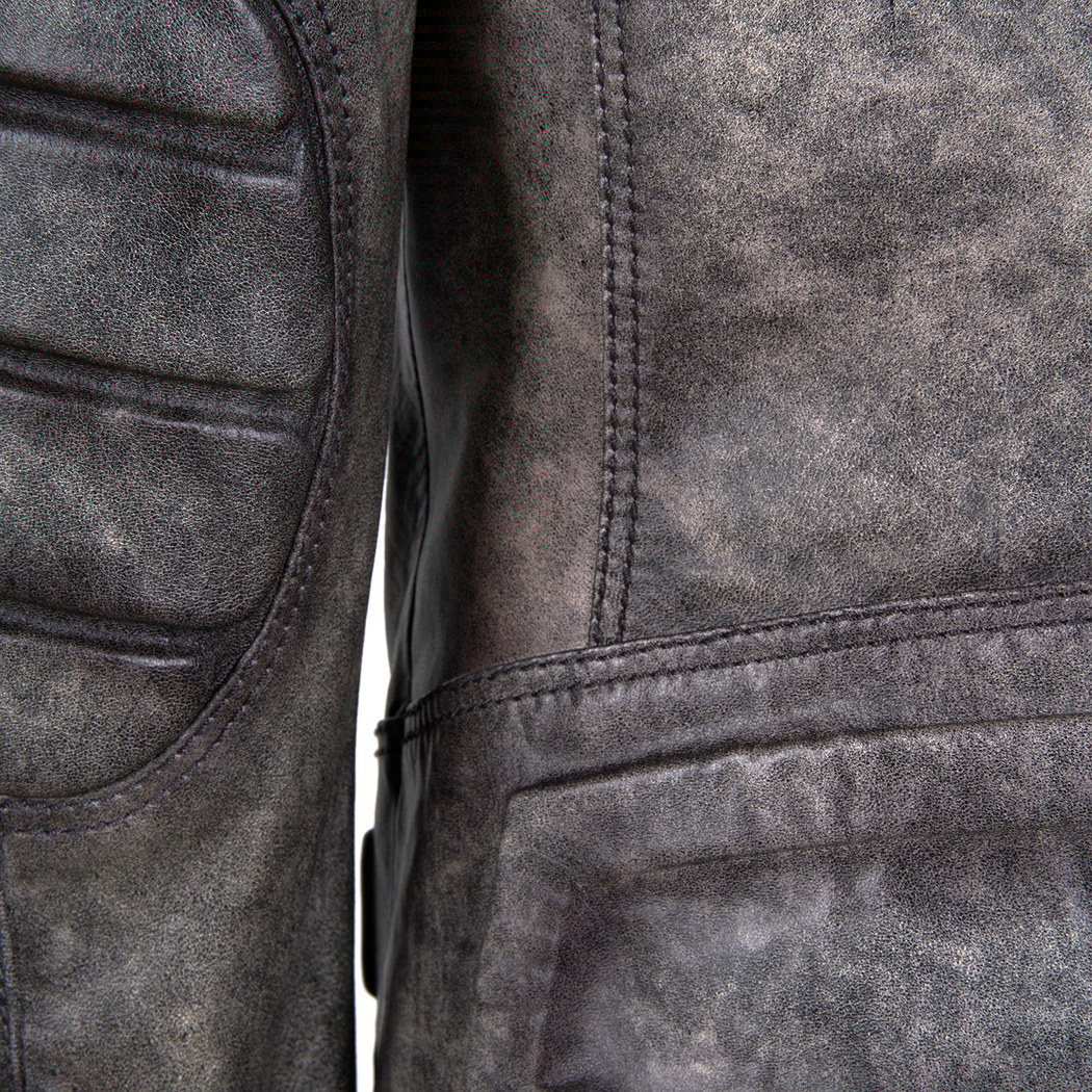 Tirona Gri Erkek Deri Mont