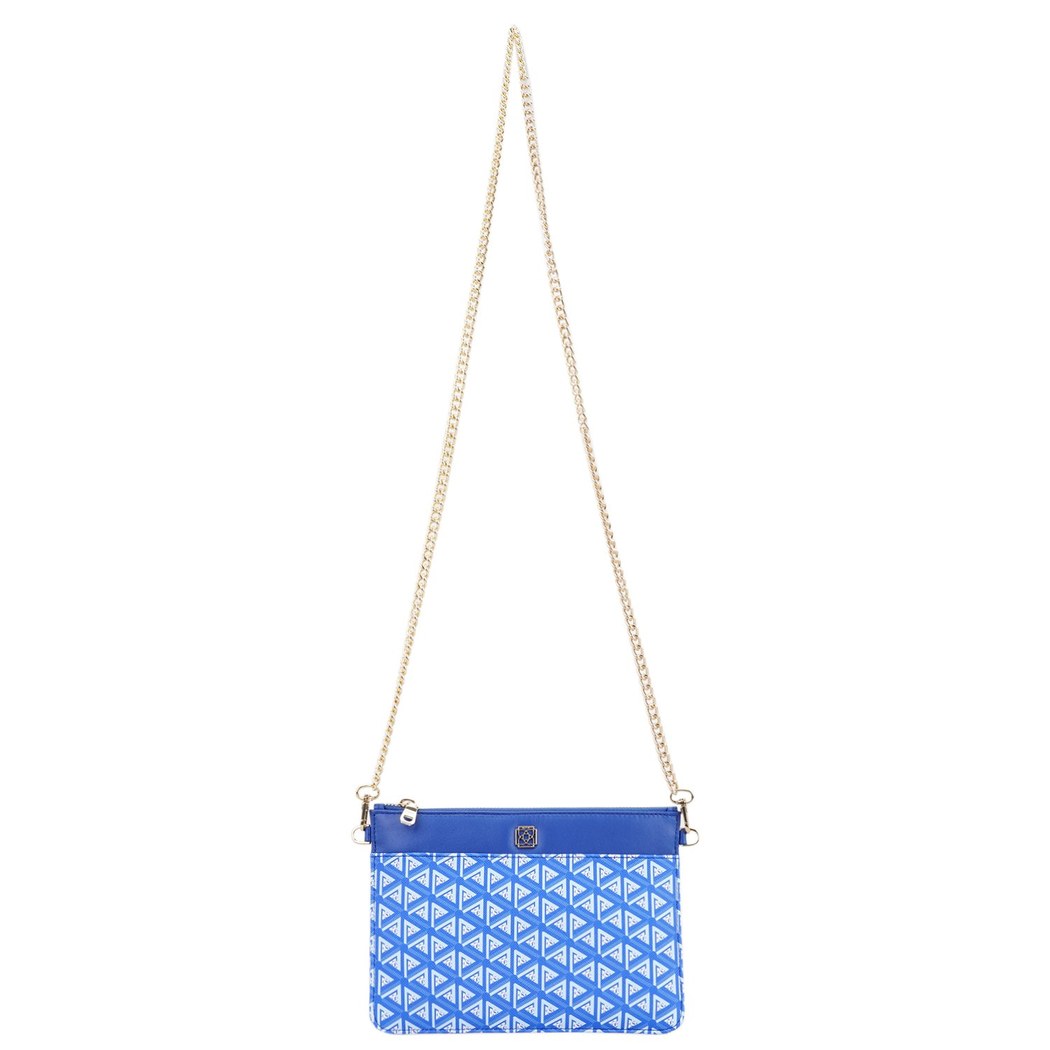 Trigo Mavi Kadın Monogram Clutch Çanta