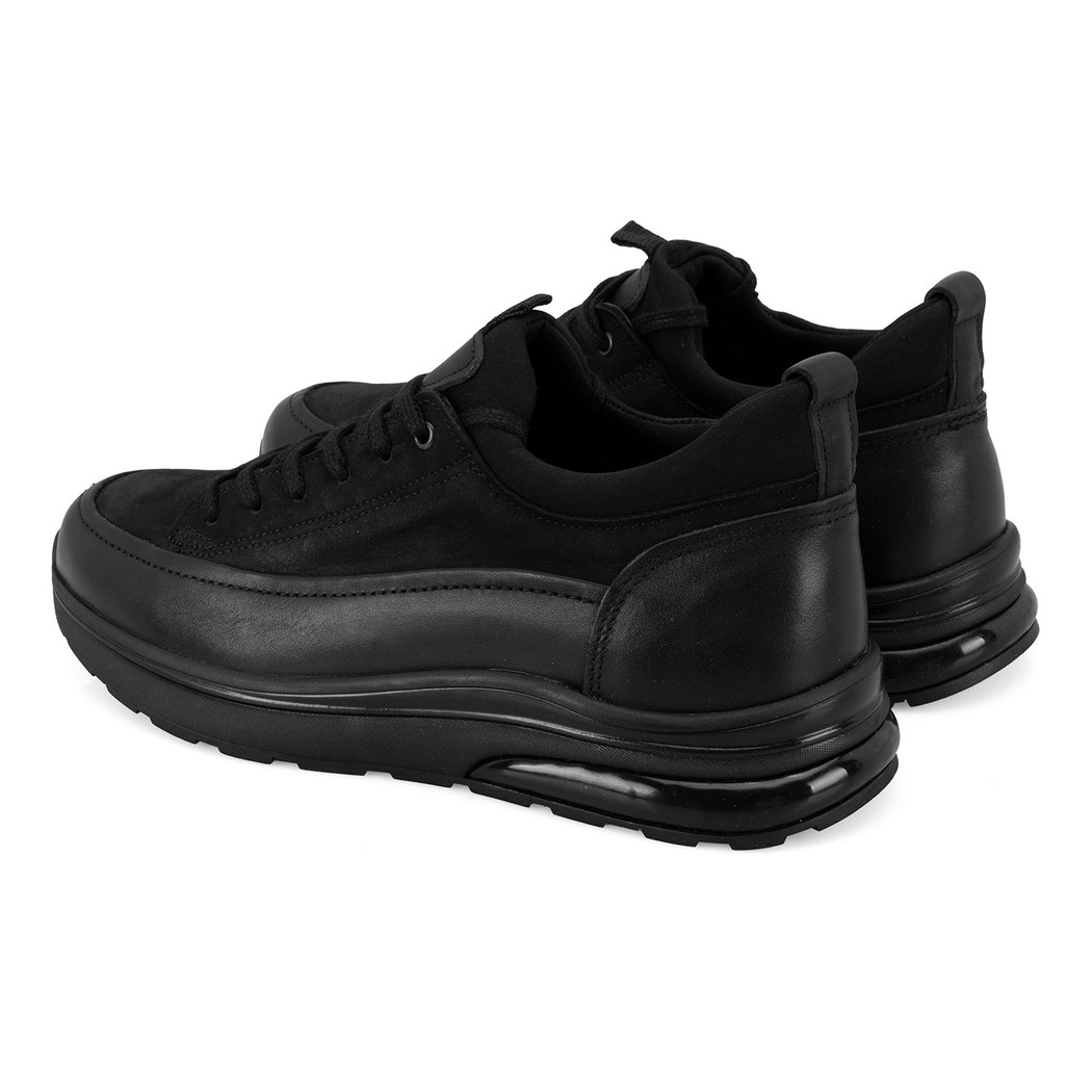 Trika Siyah Erkek Deri Spor Ayakkabı