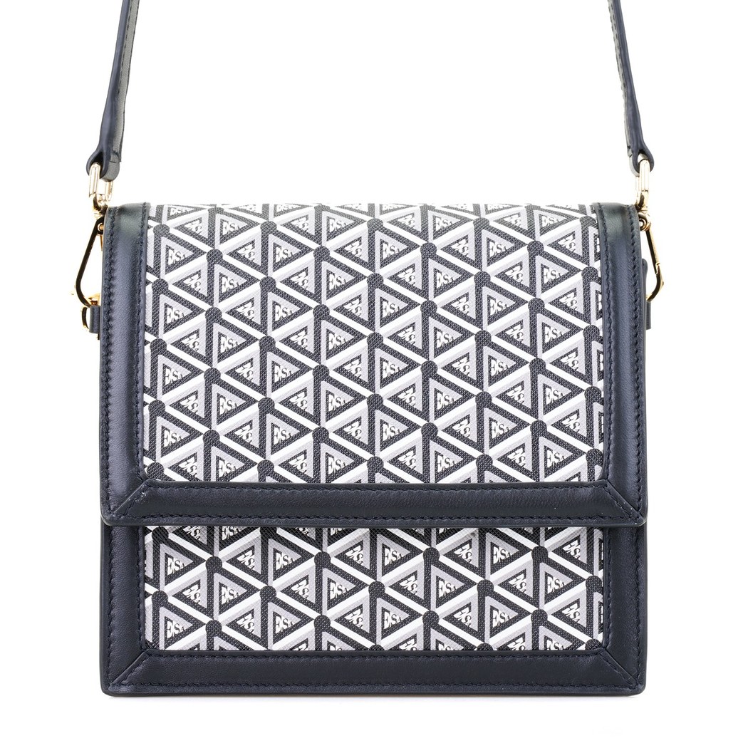 Tronc Siyah Kadın Monogram Omuz Çantası