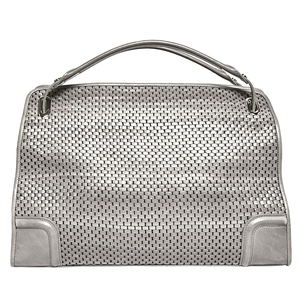 Trudy Kadın Örgülü Deri El Çantası