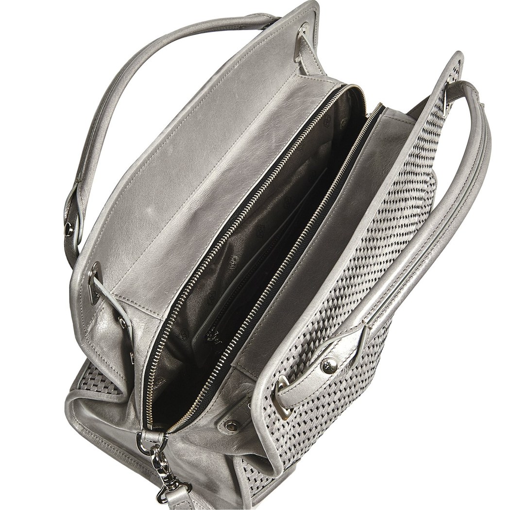 Trudy Kadın Örgülü Deri El Çantası