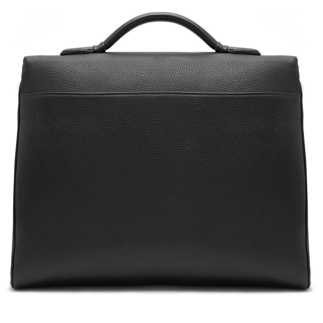 Trula Siyah Erkek Deri Evrak Çantası