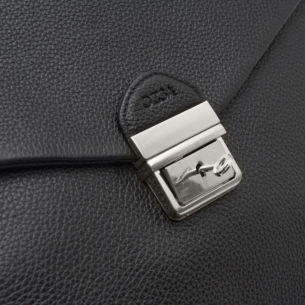 Trula Siyah Erkek Deri Evrak Çantası