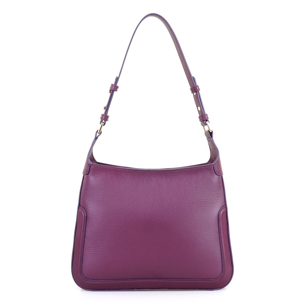 Tryka Bordo Kadın Deri Omuz Çantası