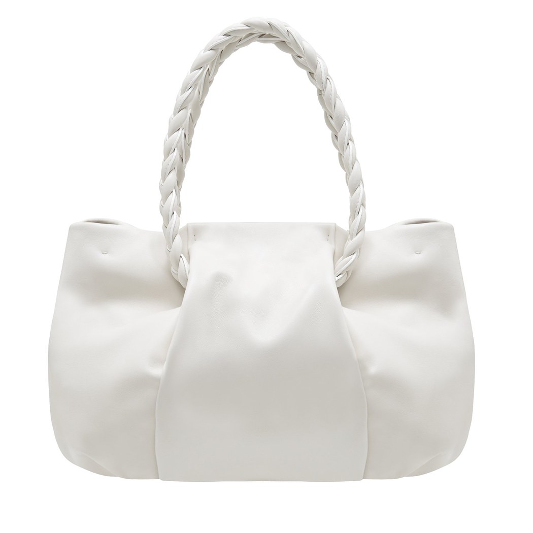 Tulip Beyaz Kadın Deri Omuz Askılı Çanta