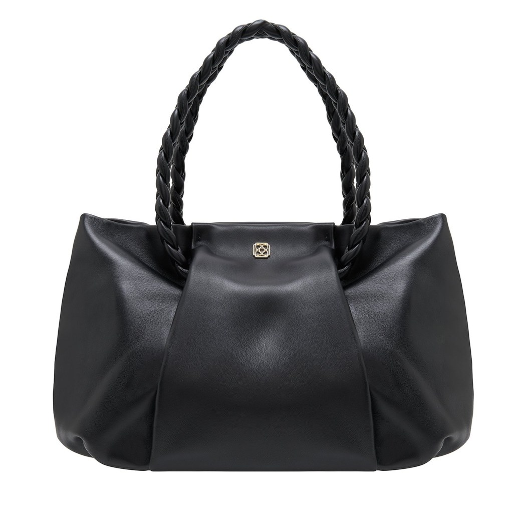 Tulip Siyah Kadın Deri Omuz Askılı Çanta