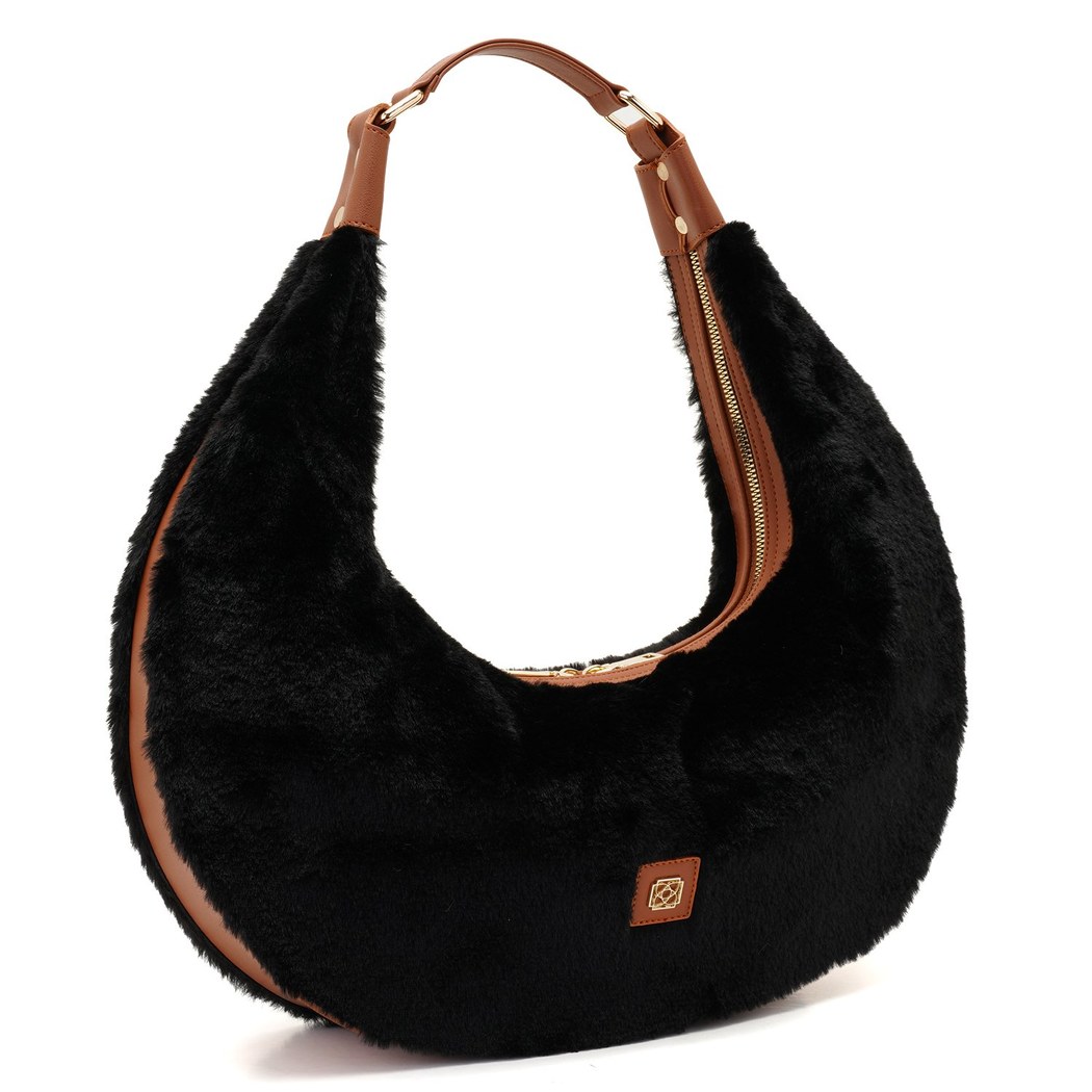 Tulipa Siyah Kadın Omuz Çantası